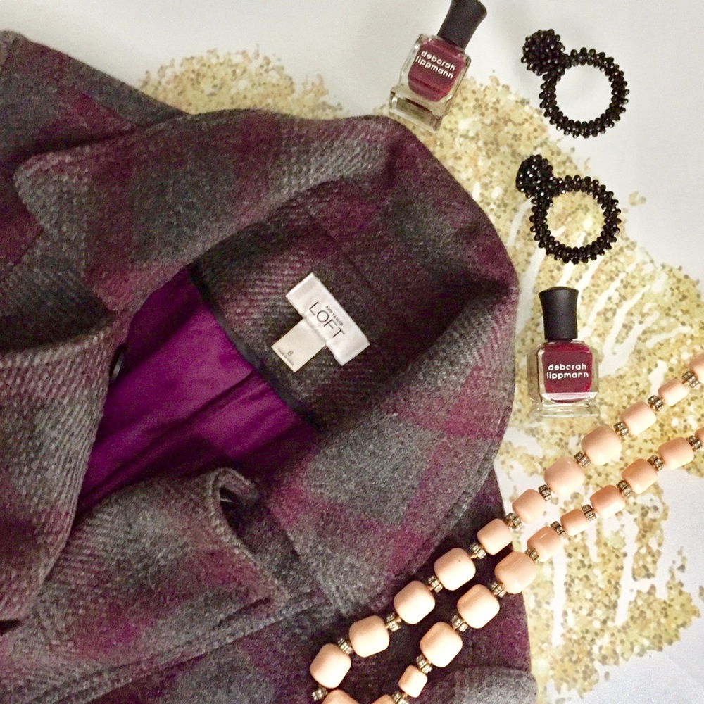 Ann Taylor LOFT Wool Blend Pea Coat